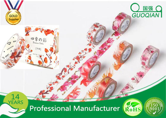 China Het Decoratieve Kleverige Washi Afplakband van DIY voor DIY-Ambacht Scrapbooking leverancier