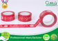 De gepersonaliseerde Rode/Zwarte/Gele Plakband van Bopp voor Doosverbinding Verpakking leverancier