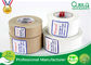 Zelfklevende Douane Gedrukte Kraftpapier-Bandmilieubescherming leverancier